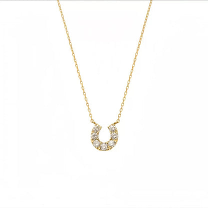 【AR024】S925  horse shoe Necklace | ホースシュー ネックレス (シルバー925)