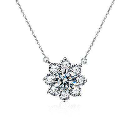 【AR023】S925 Moissanite octagram Necklace | オクタグラム ネックレス (シルバー925 / モアサナイト)