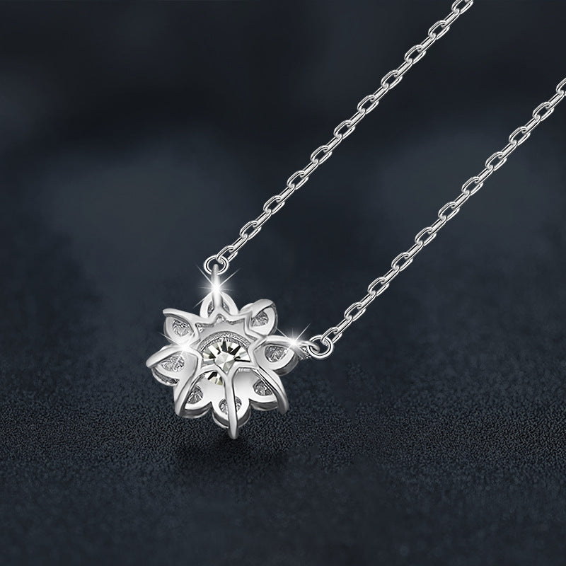 【AR023】S925 Moissanite octagram Necklace | オクタグラム ネックレス (シルバー925 / モアサナイト)