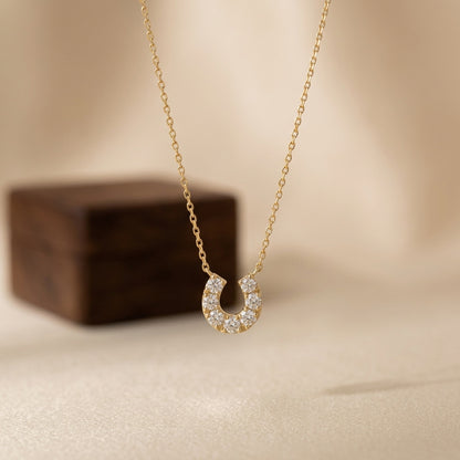 【AR024】S925  horse shoe Necklace | ホースシュー ネックレス (シルバー925)