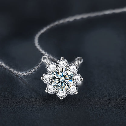 【AR023】S925 Moissanite octagram Necklace | オクタグラム ネックレス (シルバー925 / モアサナイト)